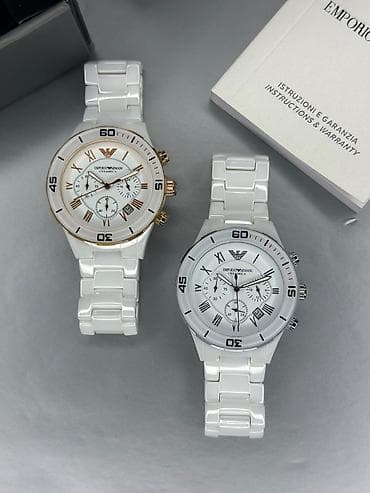 Emporio Armani Ceramica xronoqraf qol saatı - Korpus və qolbaq — 2