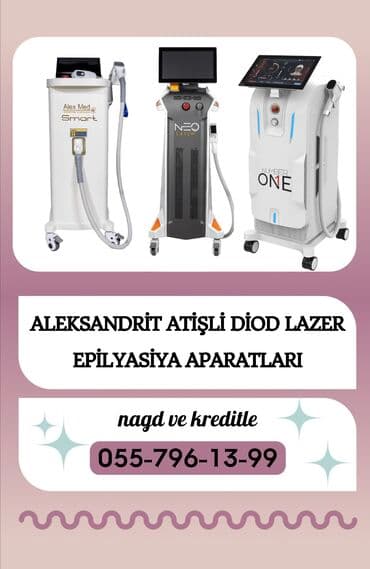 dirnaq aparatı: Epilyasiya üçün, Aleksandrit, Təlim keçirilir — 2