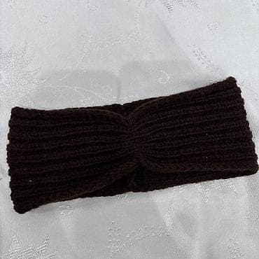 hamam seti: Toxunma saç lentı / qulaqlıq baş bandı - Material: yumşaq akril/yun — 8