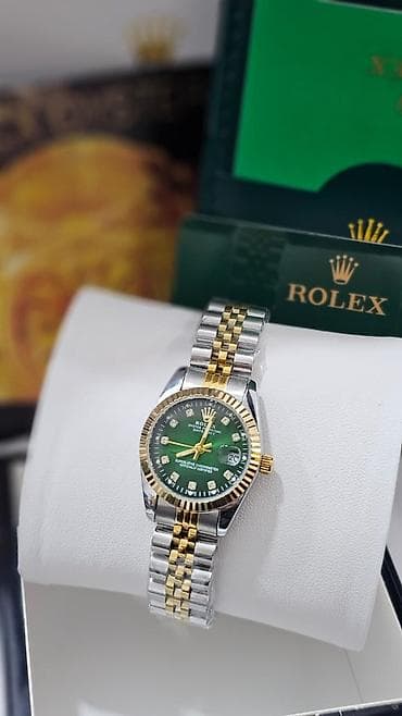 Yeni, Qol saatı, Rolex, rəng - Yaşıl — 5