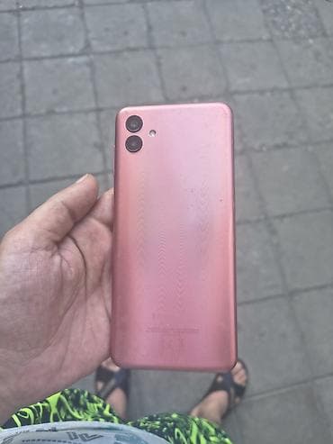 samsung tab e: Samsung Galaxy A04, 64 GB, rəng - Çəhrayı, İki sim kartlı — 1