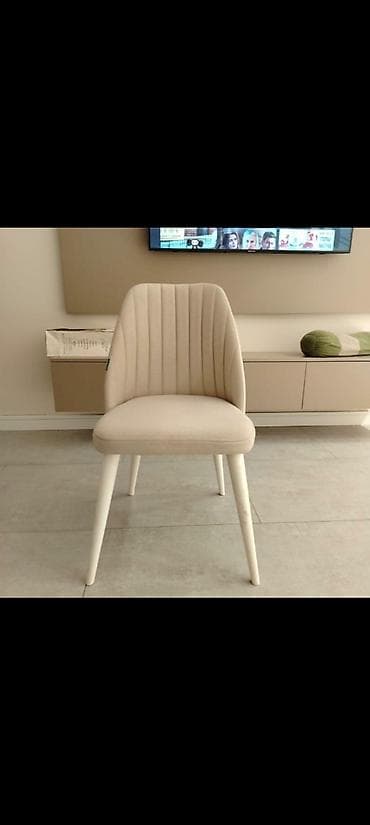 kontakt home stullar: Qonaq otağı üçün, İşlənmiş, Qatlanmayan, rəng - Bej Stul — 1