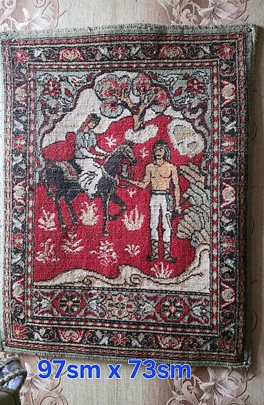 qedimi xalcalarin satisi: Məhsul: Əl toxuması dekorativ xalça-panolar dəsti - Pano 1: Çərçivəli — 3