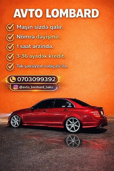 Avto Lombard xidməti - Maşın sizdə qalır - Nömrə dəyişmir - 1 saat lalafo.az -da Avto Lombard xidməti - Maşın sizdə qalır - Nömrə dəyişmir - 1 saat