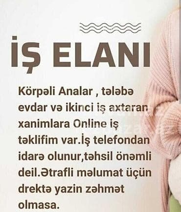 Tikiş: Xanımlar üçün onlayn iş təklifi - İş tamamilə onlayndır — 4