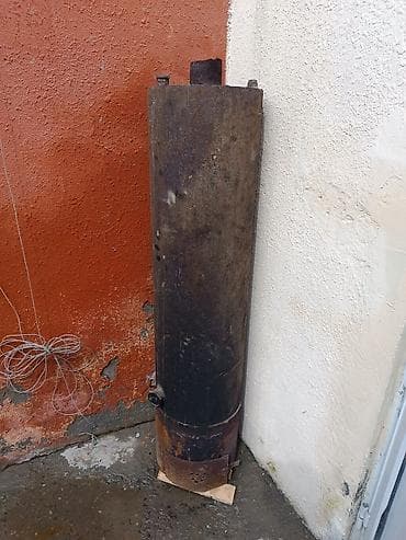 soba peç: Metalkorpus soba/odun peçi – şaquli silindrik dizayn. Xüsusiyyətlər — 2