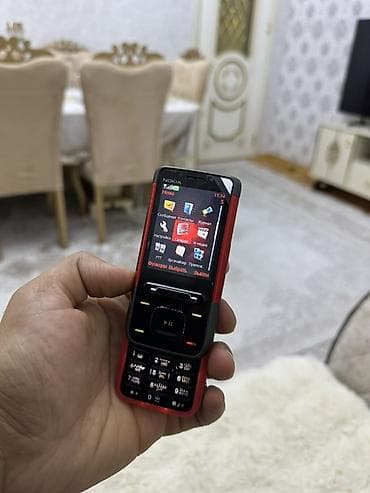 telefon kabrosu: Nokia < 2 GB Memory Capacity, rəng - Qırmızı, Düyməli — 2