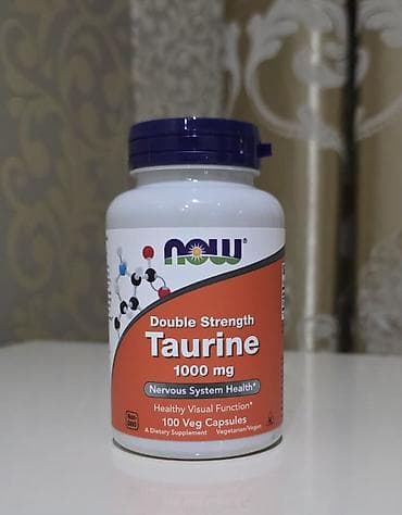 acar aləmi: 🇺🇸 ABŞ istehsalı – NOW Foods Taurine ⚡💊 1968-ci ildən fəaliyyət — 2