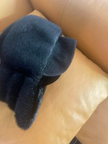 kişilər ucun papaq və şarf dəstləri: Papaq, One size, rəng - Qara — 3