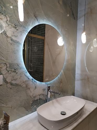 Güzgü Divar üçün, Dairə, Hamam üçün, Arxa işıqlı lalafo.az -da Güzgü Divar üçün, Dairə, Hamam üçün, Arxa işıqlı