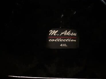 qadınlar üçün iri toxunma papaq: Palto, 4XL, rəng - Qara — 2