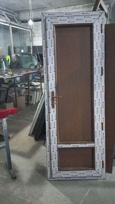 ayna qapi: Новый Пластиковая дверь 80х200 см C замком и рамой, C гарантией, Платная установка, Доставка в районы, Бесплатная доставка, Платная доставка — 6