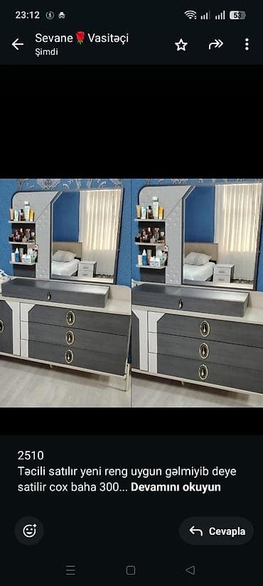 Makiyaj üçün masa