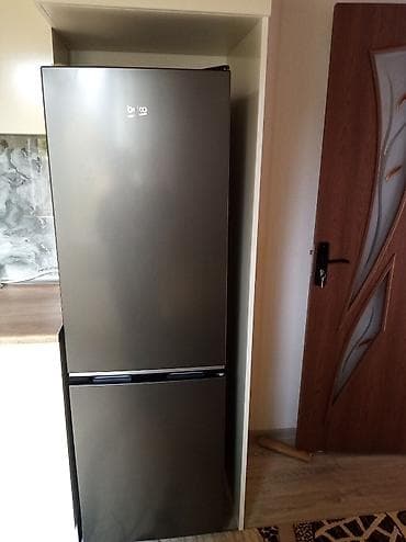 Yeni 2 qapılı Beko Soyuducu Satılır, rəng - Boz
