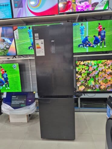 Yeni 2 qapılı LG Soyuducu Satılır, rəng - Qara, Kredit var