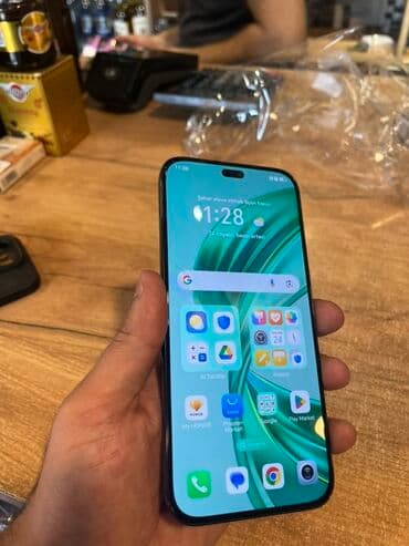 mobil kondisionerlər: Honor X8b, 128 GB, rəng - Qara, Barmaq izi, Simsiz şarj, İki sim kartlı — 1