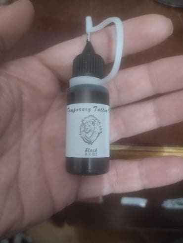 tattoo mauri: Müvəqqəti döymə mürəkkəbi – qara, 0.5 oz - Məhsul: Temporary Tattoo — 1