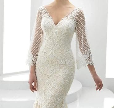 don formalari toy ucun: 3 eded balıq form, krujeva detallı zərif gəlinliklər — 2