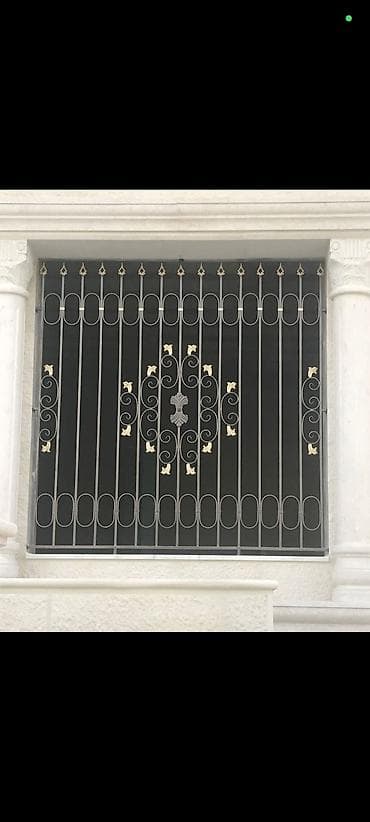 əski: Dəmir məhəccər və pəncərə barmaqlıqları – dekorativ və təhlükəsiz həll — 2