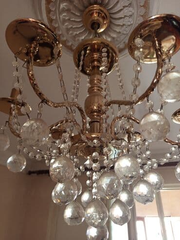 люстр бра светильников: Çılçıraq, 6 lampa, Metal — 4