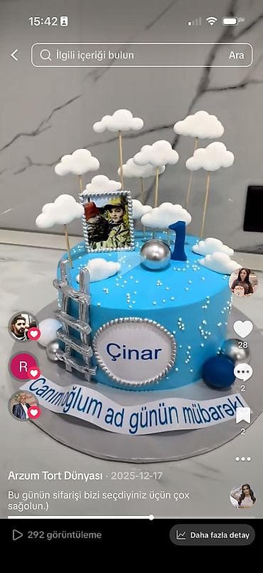 canta original: 🎂 AD GÜNÜ VƏ XÜSUSİ GÜNLƏR ÜÇÜN TORTLAR 🎂 ✨ Ev şəraitində, təmiz və — 5