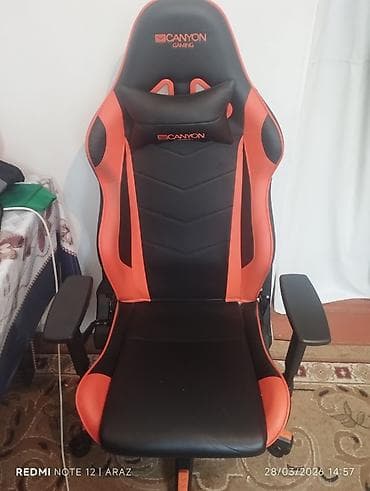 2 əl mebellər: Yeni, Təkərli, Qolları tənzimlənir, Süni dəri — 1