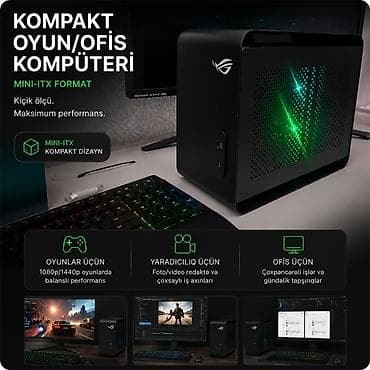 caydan dəsti: Kompakt oyun/ofis stasionar kompüteri – Mini‑ITX format Texniki — 1