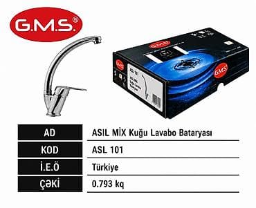 qar kureciyi: G.M.S. ASIL MIX “Quğu” Lavabo Bataryası - Model: ASL 101 - Mənşə — 1
