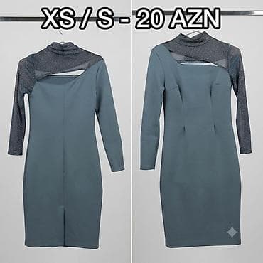 Qadın geyimi – zərif kokteyl/party donu • Ölçü: XS / S • Qiymət: 20
