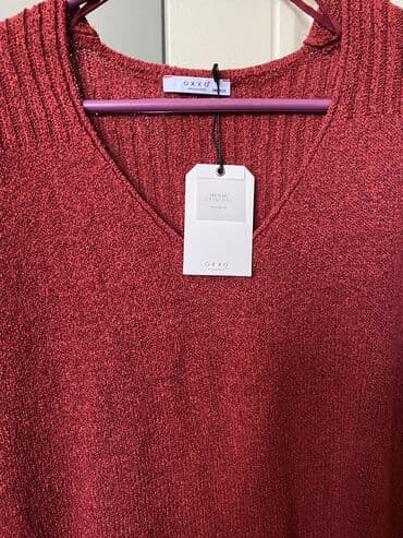 женские красные свитера: Sviter, M, rəng - Qırmızı — 3