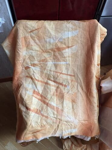 Süni güllər: Müxtəlif naxışlı və rəngli pərdələr tək və cüt olanlar var — 5