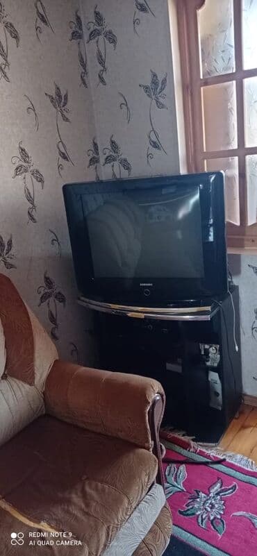 Mərmər effektli PVC panellər: Televizor Samsung — 2