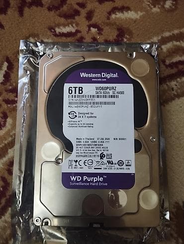 HDD 3.5 WD RED 6 TB - storage üçün HDD 3.5 WD Purple 6 TB (iki ədəd) - lalafo.az -da HDD 3.5 WD RED 6 TB - storage üçün HDD 3.5 WD Purple 6 TB (iki ədəd) -