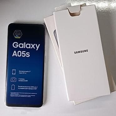 samsung galaxy c5 ekran: Samsung Galaxy A05s, 128 GB, rəng - Gümüşü, İki sim kartlı — 2