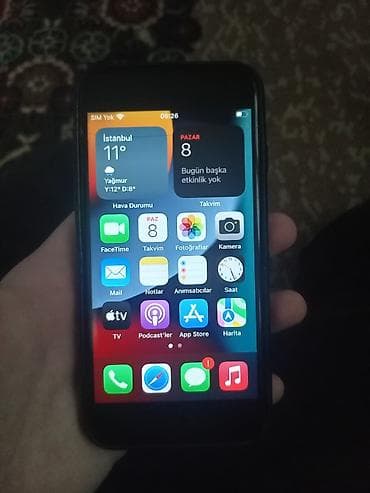 samsung galaxy m51: IPhone 7, 32 GB, Jet Black, Barmaq izi, Face ID — 3