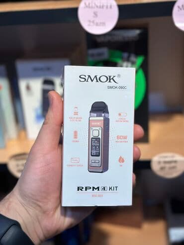 smok qəlyan: Smok rpm 4 ki̇t parameters ölçü: 103 x 25 x 27.9mm pod tutumu — 3