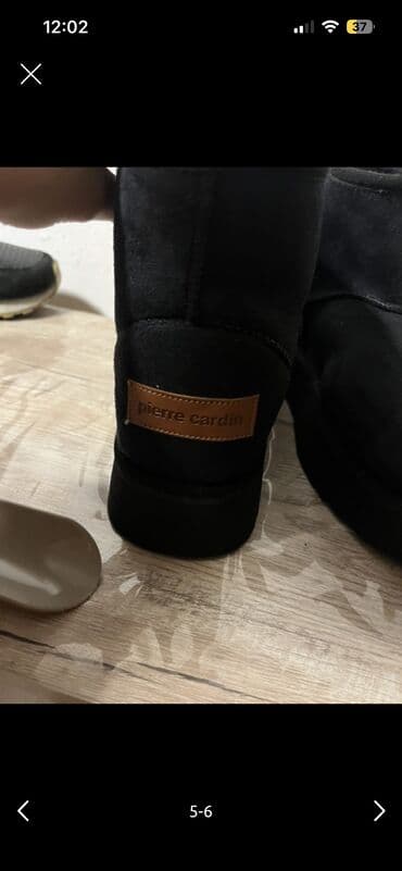 угги: Угги, Размер: 39, цвет - Черный, Б/у — 6