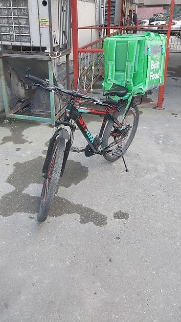 Şəhər velosipedləri: STRIM XT2600 dağ velosipedi + Bolt Food çatdırılma çantası. Çanta + — 3