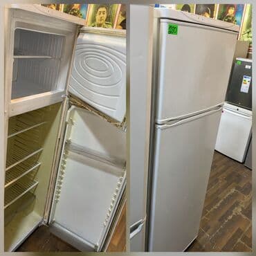 İşlənmiş 2 qapılı Dnepr Soyuducu Satılır, rəng - Ağ