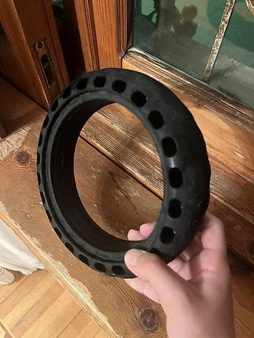 Şin və təkərlər: Elektrikli skuterlər üçün yumşaq, deşilməyən daş təkər satılır — 3