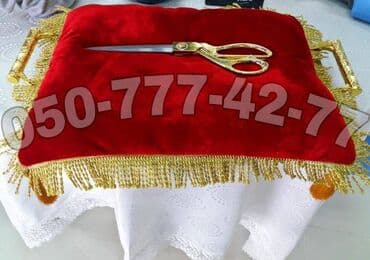 çöl qapi: Lent kəsilməsi dəsdi. Açılış dəsdi. Padnos qayci lent kesilmesi desti — 7