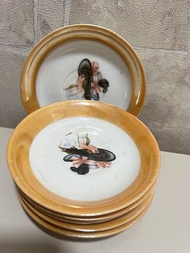 bosqablar instagram: Boşqablar, rəng - Qızılı, Farfor — 2