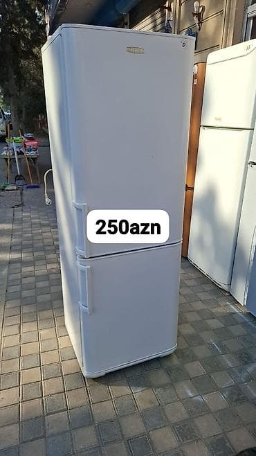 İki qapılı soyuducu - Üst bölmə: soyuducu, alt bölmə: dondurucu - Ağ — 1