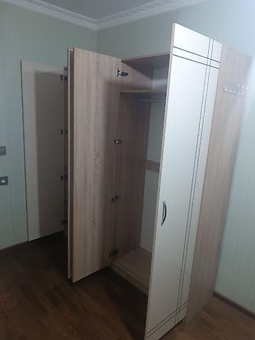 İşlənmiş, 4 qapılı, Güzgülü, Bej, Açılan, Düz dolab — 2