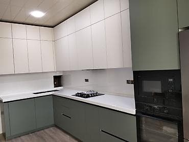 Mətbəx mebeli – müasir L formalı dəst - Dizayn: Minimalist