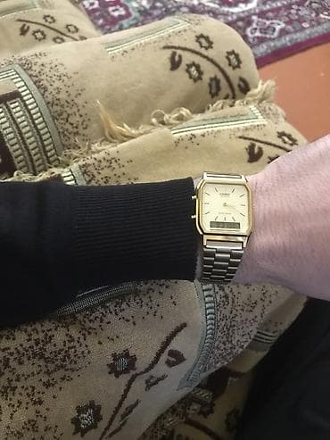 İşlənmiş, Qol saatı, Casio, rəng - Qızılı