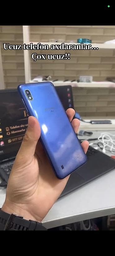 irşad telecom samsung a10: Samsung Galaxy A10, 32 GB, rəng - Mavi, İki sim kartlı — 3