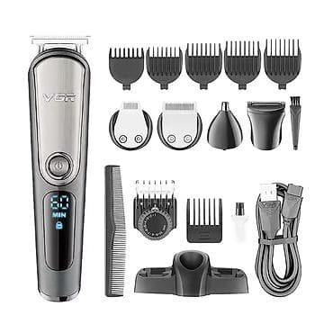 тример: VGR V 105 - 5in1 trimmer dəsti / Shaver / 600mah / İPX6 / LED Displey — 1