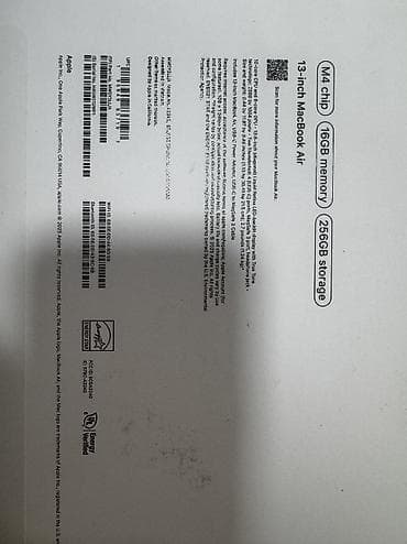 apple macbook: Macbook Air 13.6 Starlight M4 16/256 100% pil 90 devir sayi (cycle) — 4