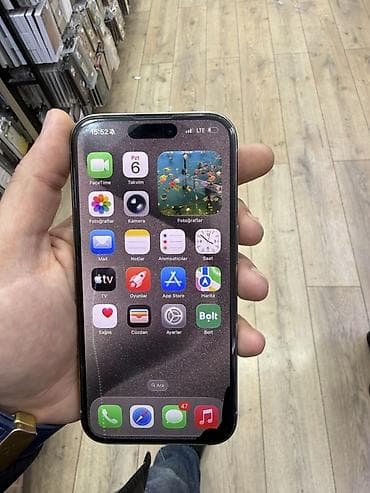 iphone 12 pro ikinci el: IPhone 15 Pro, 128 GB, Natural Titanium, Face ID — 3